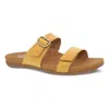 Dansko Justine Slide Sandal In Yellow