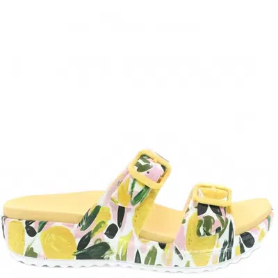 Dansko Women's Kandi Casual Sandals In Lemons In Multi