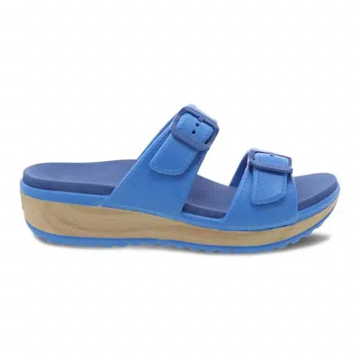 Dansko Women's Kandi Slide Sandal In Blue Molded