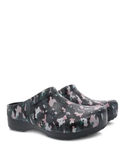 Dansko Women's Kane Eva Clog In Camo In Black