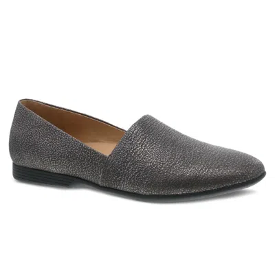 Dansko Women's Larisa Flat In Pewter Metallic In Gray