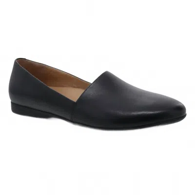 Dansko Women's Larisa Flat Shoes In Black In Blue