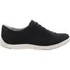 Dansko Women's Leela Waterproof Nubuck Sneaker In Black In Black