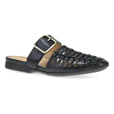 Dansko Women's Leilani Woven Mule Sandal In Black