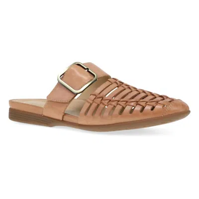 Dansko Women's Leilani Woven Mule Sandal In Light Tan In Brown