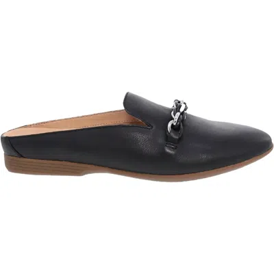 DANSKO WOMEN'S LEORA NAPPA LEATHER FLATS IN BLACK