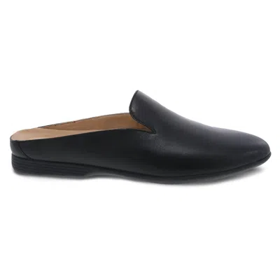 Dansko Women's Lexie Slip-on Mule - Medium Width In Black Milled