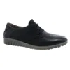 Dansko Women's Libbie Burnished Calf Shoes In Black In Black
