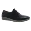 Dansko Women's Libbie Leather Sneaker In Black In Black