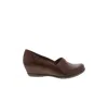 Dansko Women's Liliana Burnished Calf Shoes In Chestnut In Pink