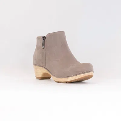 Dansko Women's Lizanne Bootie Clog In Taupe In Multi