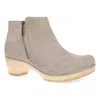 Dansko Lizanne Bootie In Taupe In Grey
