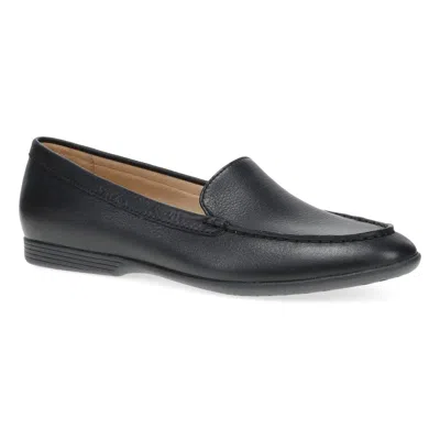 Dansko Women's Lorri Tumbled Loafer In Black