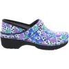 Dansko Women's Lt Pro Clogs In Love In Blue