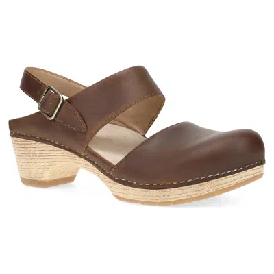 Dansko Women's Lucia Closed-toe Sandals In Tan In Brown