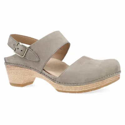 Dansko Women's Lucia Mary Jane Sandals In Taupe In Gray