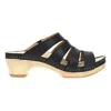 Dansko Lyndi Platform Slide Sandal In Multi
