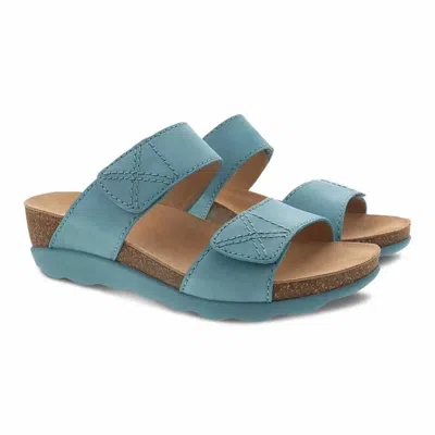 Dansko Women Maddy Sandal In Lagoon In Blue