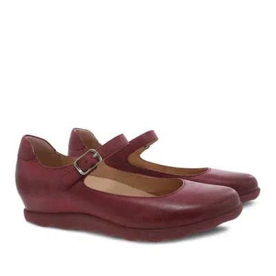Dansko Women's Marcella Shoes In Burgundy