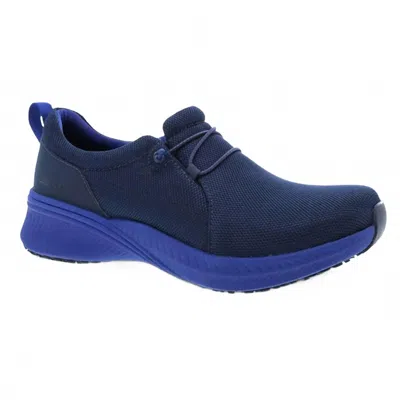 Dansko Women's Marlee Mesh Sneaker In Navy In Blue