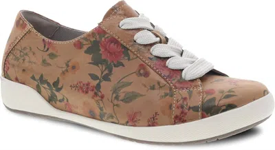 Dansko Women's Orli Floral Shoes In Tan In Multi