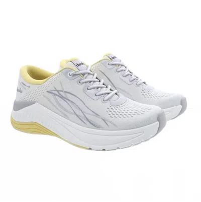 Dansko Women's Pace Mesh Walking Shoes In White/yellow In Multi