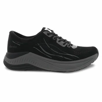 Dansko Women's Pace Shoe In Black/grey Mesh