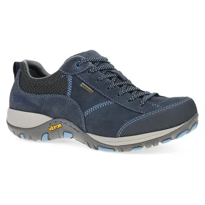 Dansko Women's Paisley Walking Shoe In Navy Nubuck In Multi