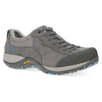Dansko Women's Paisley Walking Shoes In Grey/blue Suede