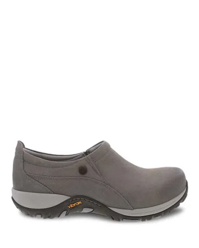 Dansko Women's Patti Shoes In Burnished Suede Taupe In Gray