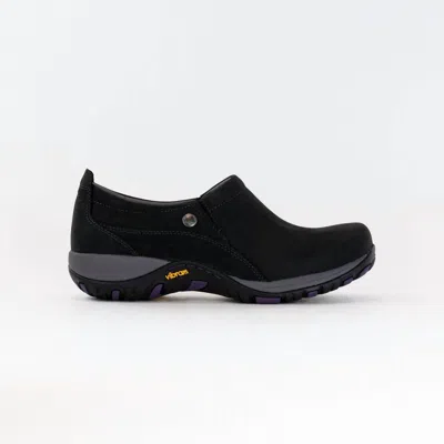 Dansko Women's Patti Waterproof Shoes In Black Milled Nubuck In Multi