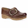 Dansko Pearson Buckle Strap Clog In Brown