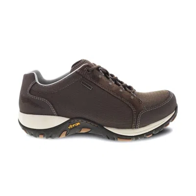 Dansko Women's Peggy Sneaker In Mushroom Suede In Brown