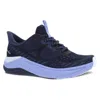 Dansko Women's Peony Walking Sneaker In Navy Mesh In Blue