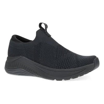 Dansko Women's Pep Knit Sneaker In Black