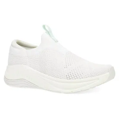 Dansko Women's Pep Shoes In White Knit