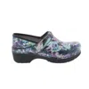 Dansko Women's Pro Tooled Shoes In Watercolor In Multi
