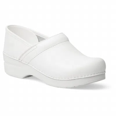 Dansko Women Lt Pro Clogs In White In White Box