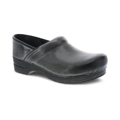 Dansko Women's Professional Clog In Charcoal In Black