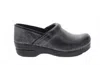 Dansko Women's Professional Clog In Charcoal Distressed In Black