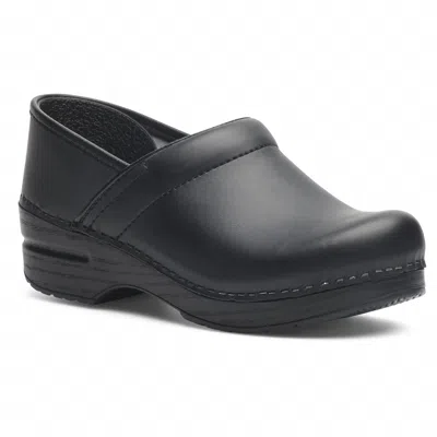 Dansko Women's Professional Crome Metallic Clog In Black