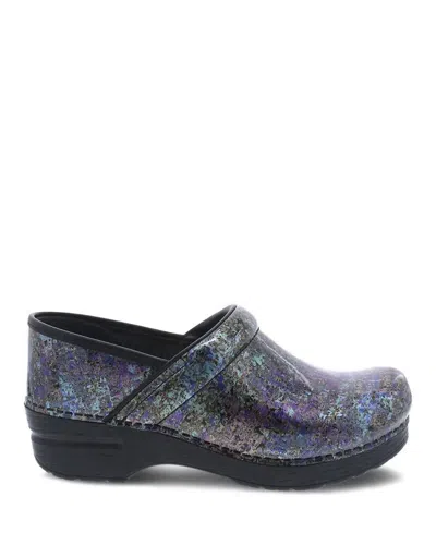 Dansko Women's Professional Patent Shoes In Metallic Ink In Multi