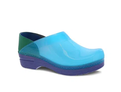 Dansko Women's Professional Translucent Clogs In Blue