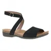 Dansko Women's Rafferty Ankle Strap Sandal In Black