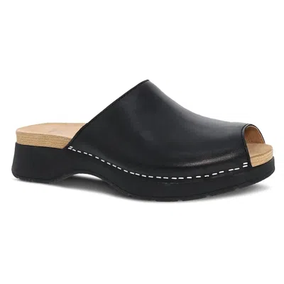 Dansko Women's Ravyn Peep Toe Sandals In Black