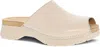 Dansko Ravyn Peep Toe Platform Sandal In Beige