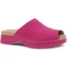 Dansko Women Ravyn Slip On Sandal In Fuchsia