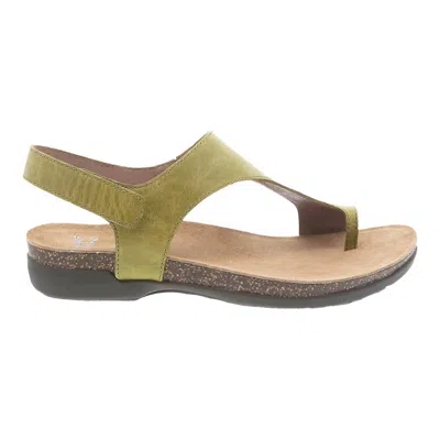 Dansko Women's Reece Sandals In Cactus Waxy In Green