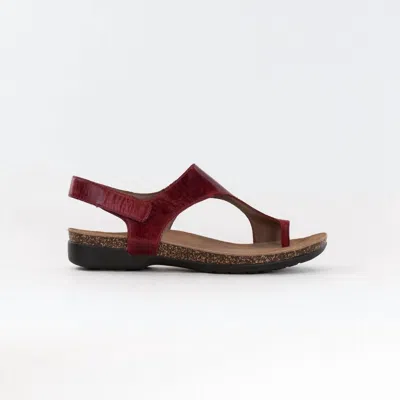 Dansko Women's Reece Sandals In Cinnabar In Black
