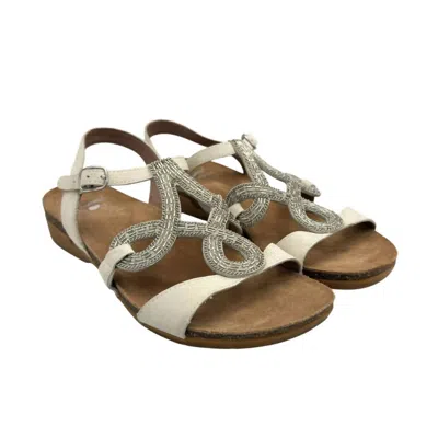 Dansko Women's Reeta Milled Sandals In Ivory In White
